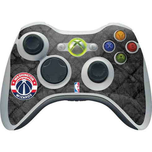 NBA Washington Wizards Black Rust Xbox 360 Wireless Controller Skin