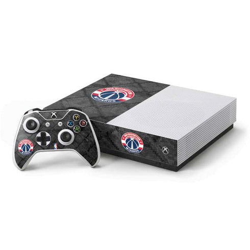NBA Washington Wizards Black Rust Xbox One S All-Digital Edition Bundle Skin