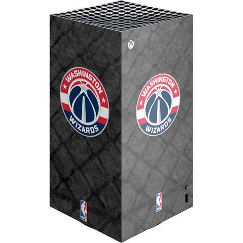 NBA Washington Wizards Black Rust XBox Series X Digital Edition Console Skin