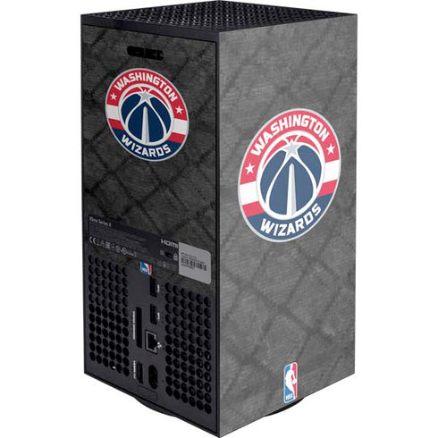 NBA Washington Wizards Black Rust XBox Series X Digital Edition Console Skin