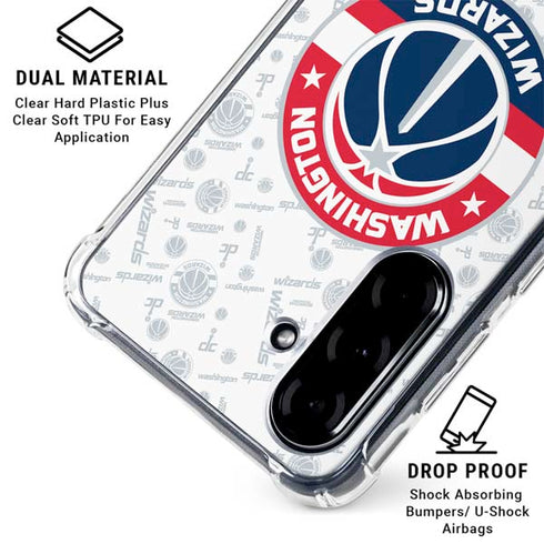 NBA Washington Wizards Blast Galaxy A36 5G Clear Case