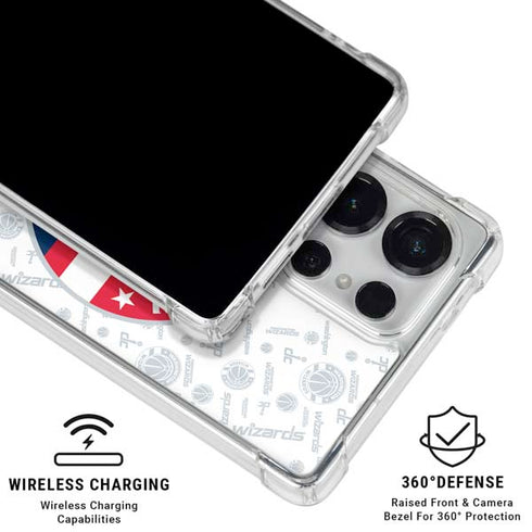 NBA Washington Wizards Blast Galaxy S25 Ultra Clear Case