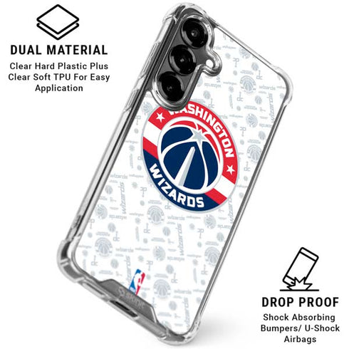 NBA Washington Wizards Blast Galaxy S26 Clear Case