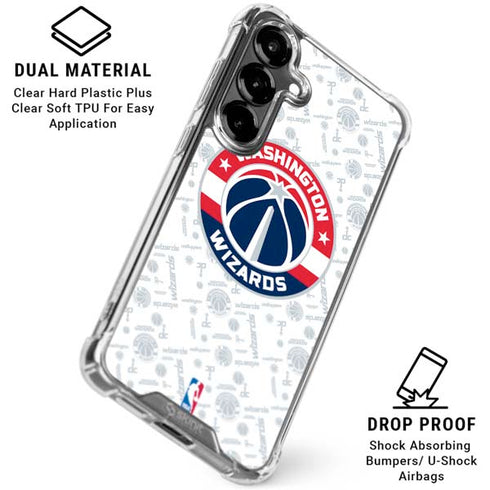 NBA Washington Wizards Blast Galaxy S26 Plus Clear Case