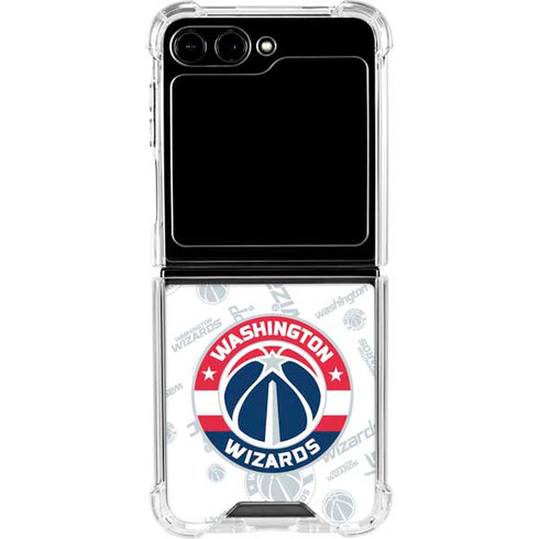 NBA Washington Wizards Blast Galaxy Z Flip6 Clear Case