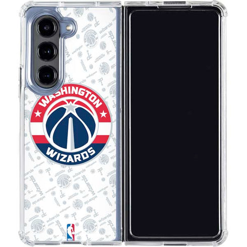 NBA Washington Wizards Blast Galaxy Z Fold5 5G Clear Case