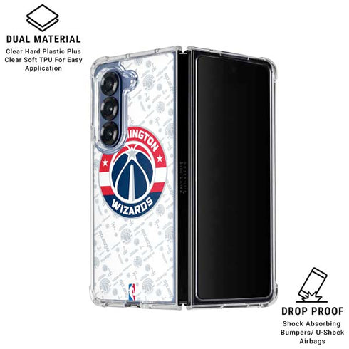 NBA Washington Wizards Blast Galaxy Z Fold6 Clear Case