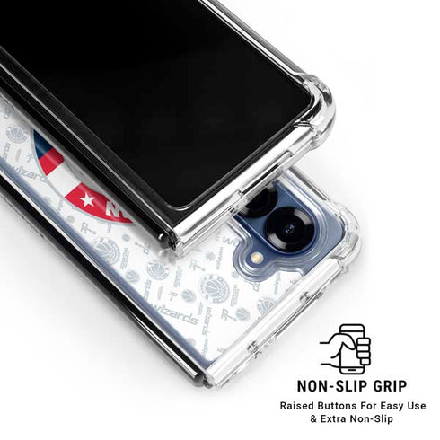 NBA Washington Wizards Blast Galaxy Z Fold6 Clear Case