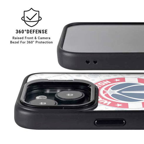 NBA Washington Wizards Blast iPhone 14 Kickstand Case