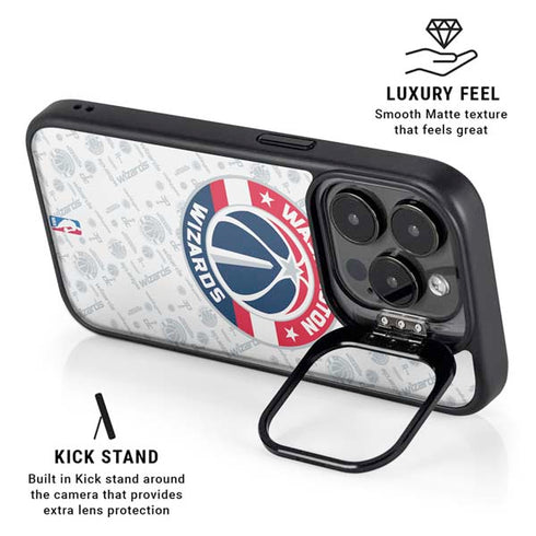 NBA Washington Wizards Blast iPhone 14 Pro Kickstand Case