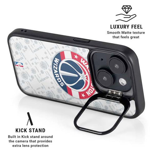 NBA Washington Wizards Blast iPhone 15 Plus Kickstand Case