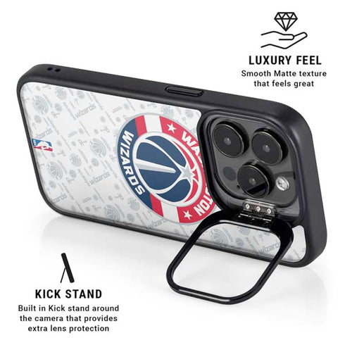 NBA Washington Wizards Blast iPhone 15 Pro Max Kickstand Case