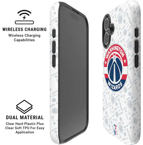 NBA Washington Wizards Blast iPhone 16 Magsafe Impact Case