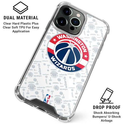 NBA Washington Wizards Blast iPhone 16 Pro Max Clear Case