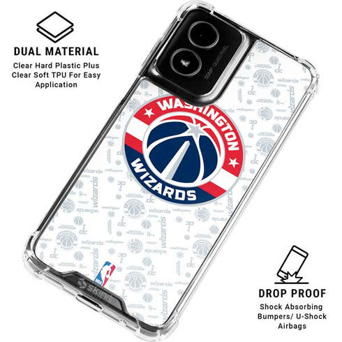 NBA Washington Wizards Blast Moto G Power 5G (2024) Clear Case