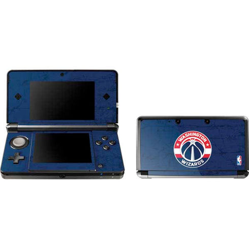 NBA Washington Wizards Blue Distressed Nintendo Skins