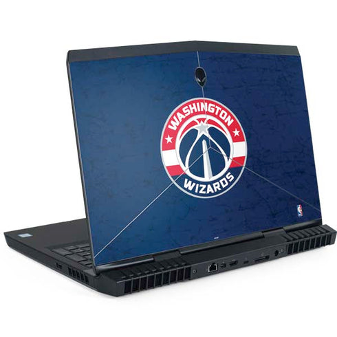 NBA Washington Wizards Blue Distressed Dell Alienware Skin