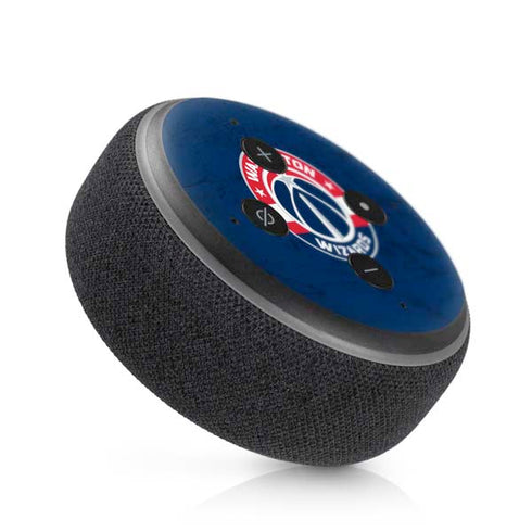 NBA Washington Wizards Blue Distressed Amazon Echo Dot Skin