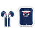 NBA Washington Wizards Blue Distressed Apple AirPods Skin
