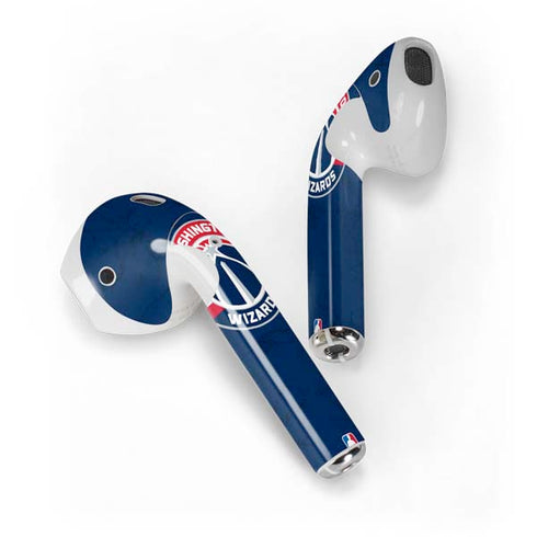 NBA Washington Wizards Blue Distressed Apple AirPods Skin