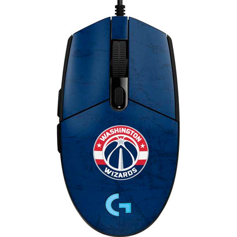 NBA Washington Wizards Blue Distressed G203 Prodigy RGB Wired Gaming Mouse Skin