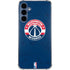 NBA Washington Wizards Blue Distressed Galaxy A35 5G Clear Case