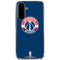 NBA Washington Wizards Blue Distressed Galaxy A36 5G Clear Case