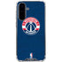 NBA Washington Wizards Blue Distressed Galaxy A36 5G Clear Case
