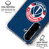 NBA Washington Wizards Blue Distressed Galaxy A36 5G Clear Case