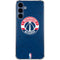 NBA Washington Wizards Blue Distressed Galaxy A55 5G Clear Case