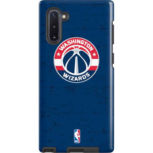 NBA Washington Wizards Blue Distressed Galaxy Cases