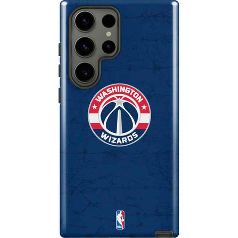 NBA Washington Wizards Blue Distressed Galaxy S23 Ultra Pro Case