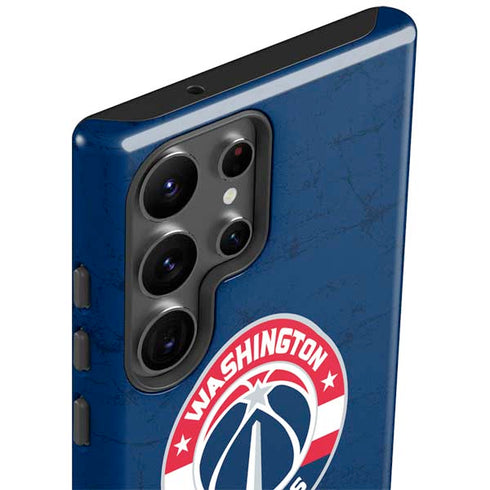 NBA Washington Wizards Blue Distressed Galaxy S23 Ultra Pro Case