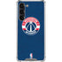 NBA Washington Wizards Blue Distressed Galaxy S24 FE Clear Case