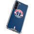 NBA Washington Wizards Blue Distressed Galaxy S24 FE Clear Case