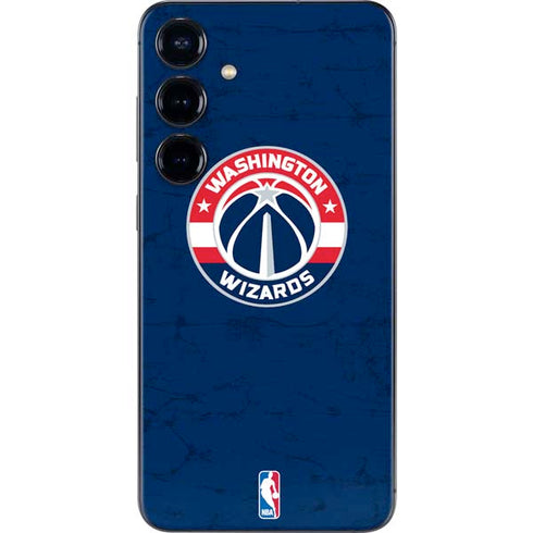 NBA Washington Wizards Blue Distressed Galaxy S24 Plus Skin