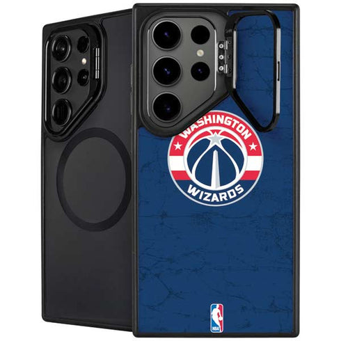 NBA Washington Wizards Blue Distressed Galaxy Cases