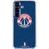 NBA Washington Wizards Blue Distressed Galaxy S25 FE Clear Case
