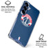 NBA Washington Wizards Blue Distressed Galaxy S25 FE Clear Case