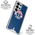 NBA Washington Wizards Blue Distressed Galaxy S25 Ultra Clear Case