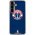 NBA Washington Wizards Blue Distressed Galaxy S26 Clear Case