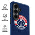 NBA Washington Wizards Blue Distressed Galaxy S26 Impact Case