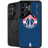 NBA Washington Wizards Blue Distressed Galaxy S26 Kickstand Case