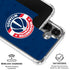 NBA Washington Wizards Blue Distressed Galaxy S26 Plus Clear Case