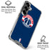 NBA Washington Wizards Blue Distressed Galaxy S26 Plus Clear Case