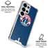 NBA Washington Wizards Blue Distressed Galaxy S26 Ultra Clear Case