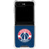 NBA Washington Wizards Blue Distressed Galaxy Z Flip6 Clear Case