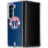 NBA Washington Wizards Blue Distressed Galaxy Z Fold5 5G Clear Case