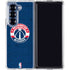 NBA Washington Wizards Blue Distressed Galaxy Z Fold7 Clear Case