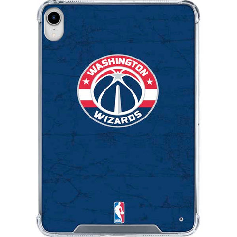 NBA Washington Wizards Blue Distressed iPad 11th Gen (2025) Clear Case